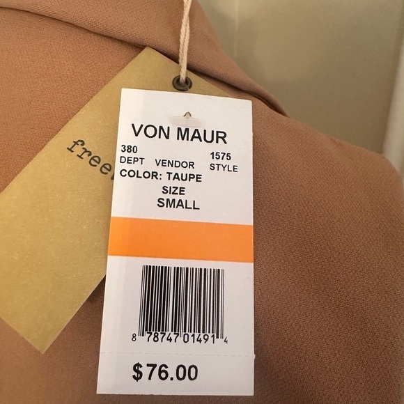 NWT! Freeway Tan Double Breasted Vest Trench. Women’s Size Small - Picture 7 of 9